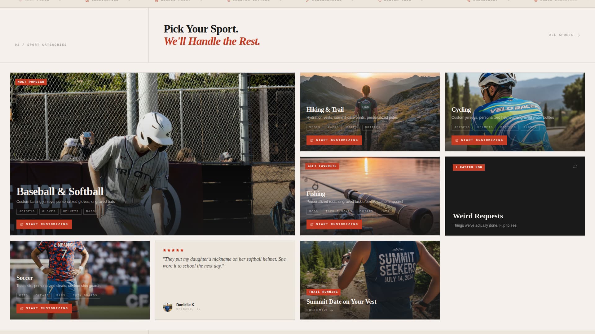 Outfitter - Bold Personalization Landing Page Template