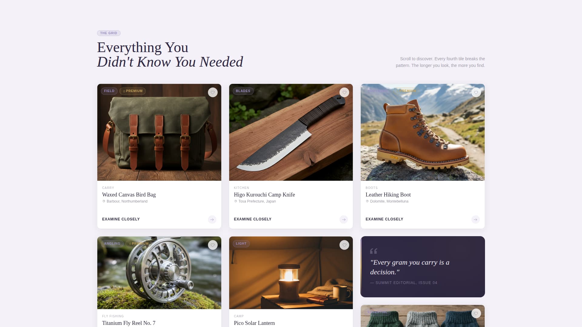 Summit - Premium Outdoor Landing Page Template