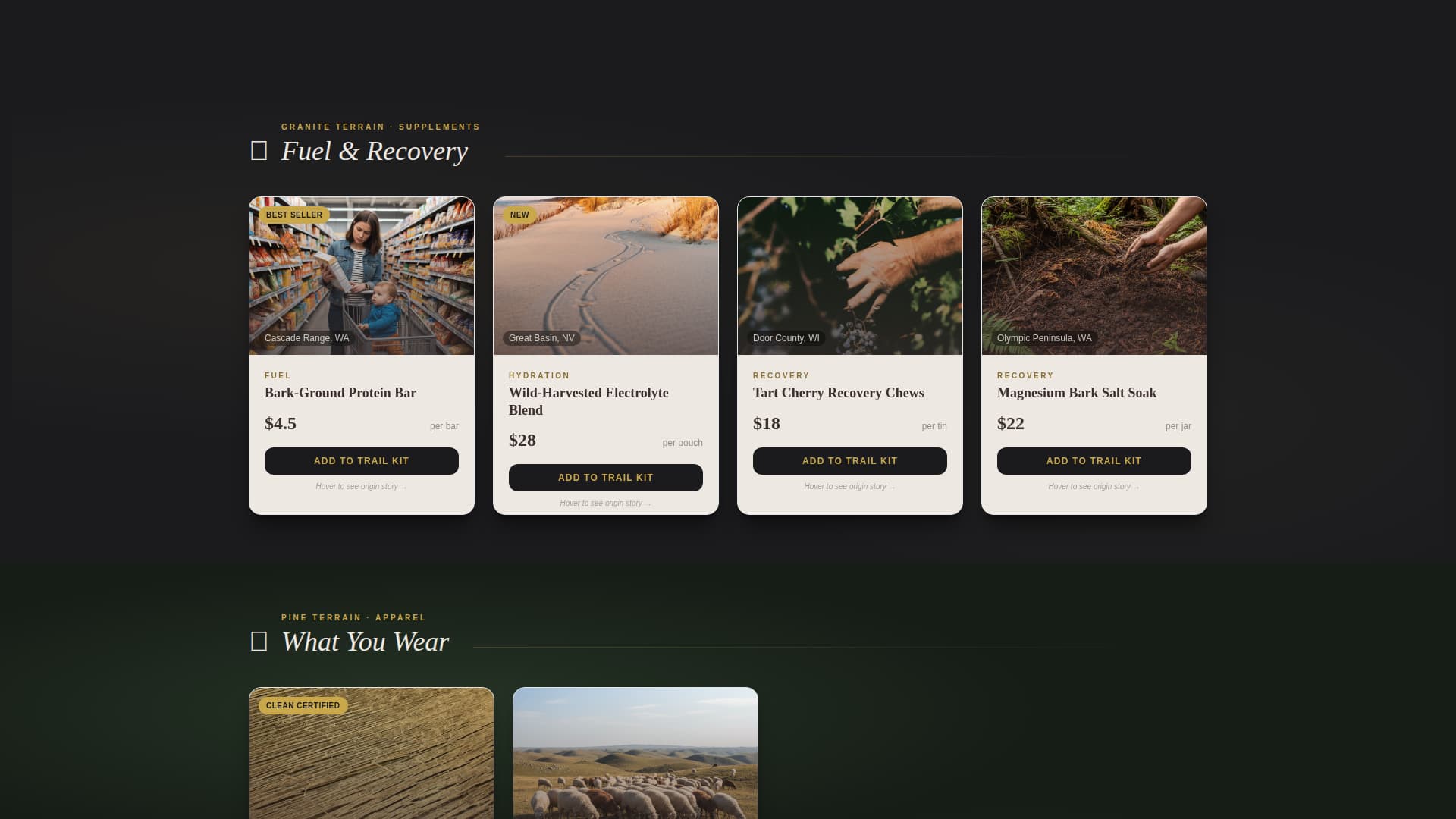 Forage - Rugged Outdoor Landing Page Template