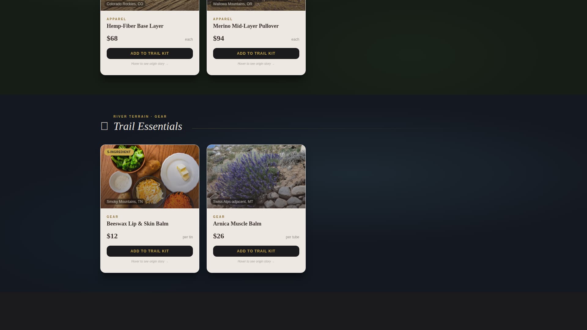Forage - Rugged Outdoor Landing Page Template