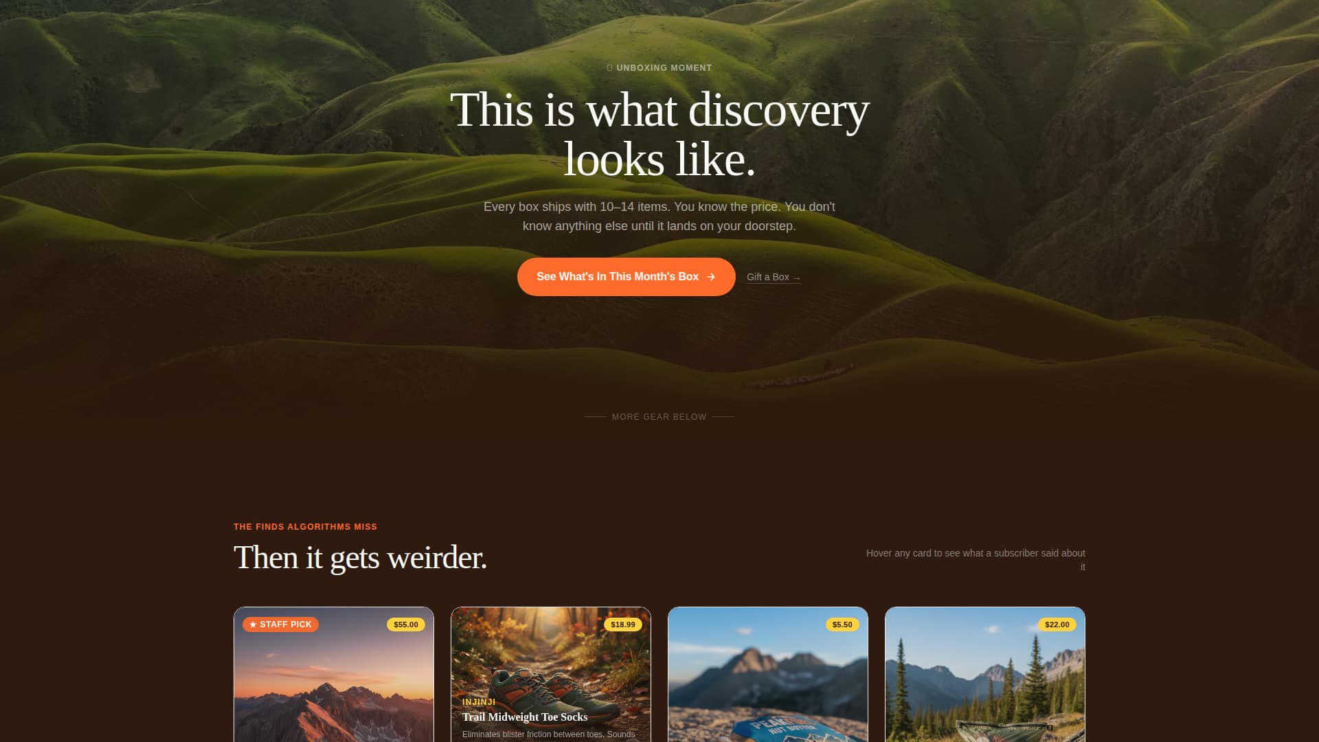 Unbox - Surprising Outdoor Landing Page Template