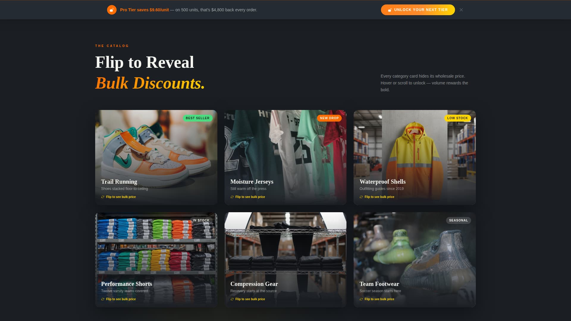 Stockroom - Powerful Wholesale Landing Page Template