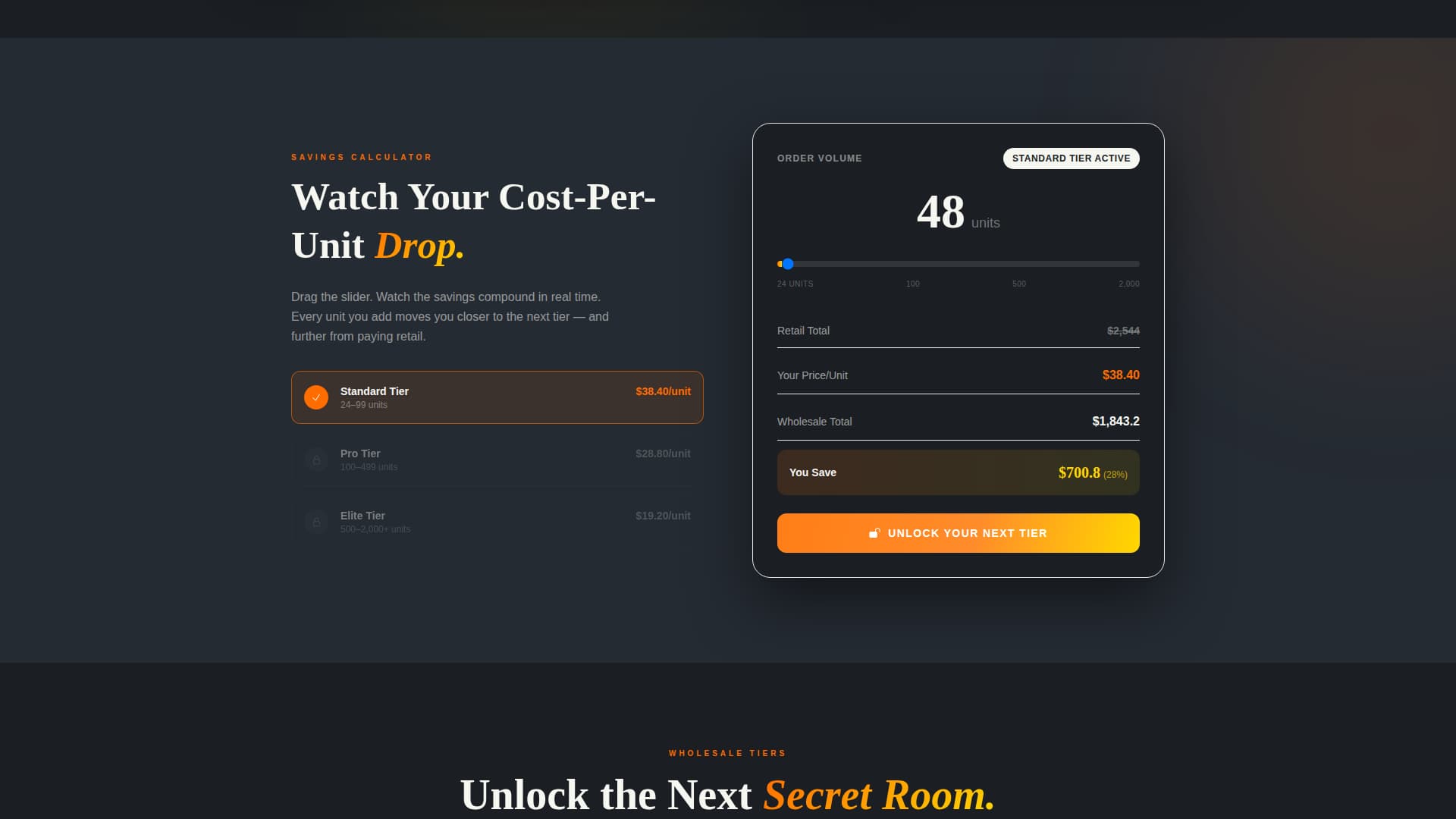 Stockroom - Powerful Wholesale Landing Page Template