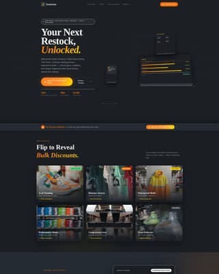 Stockroom - Powerful Wholesale Landing Page Template