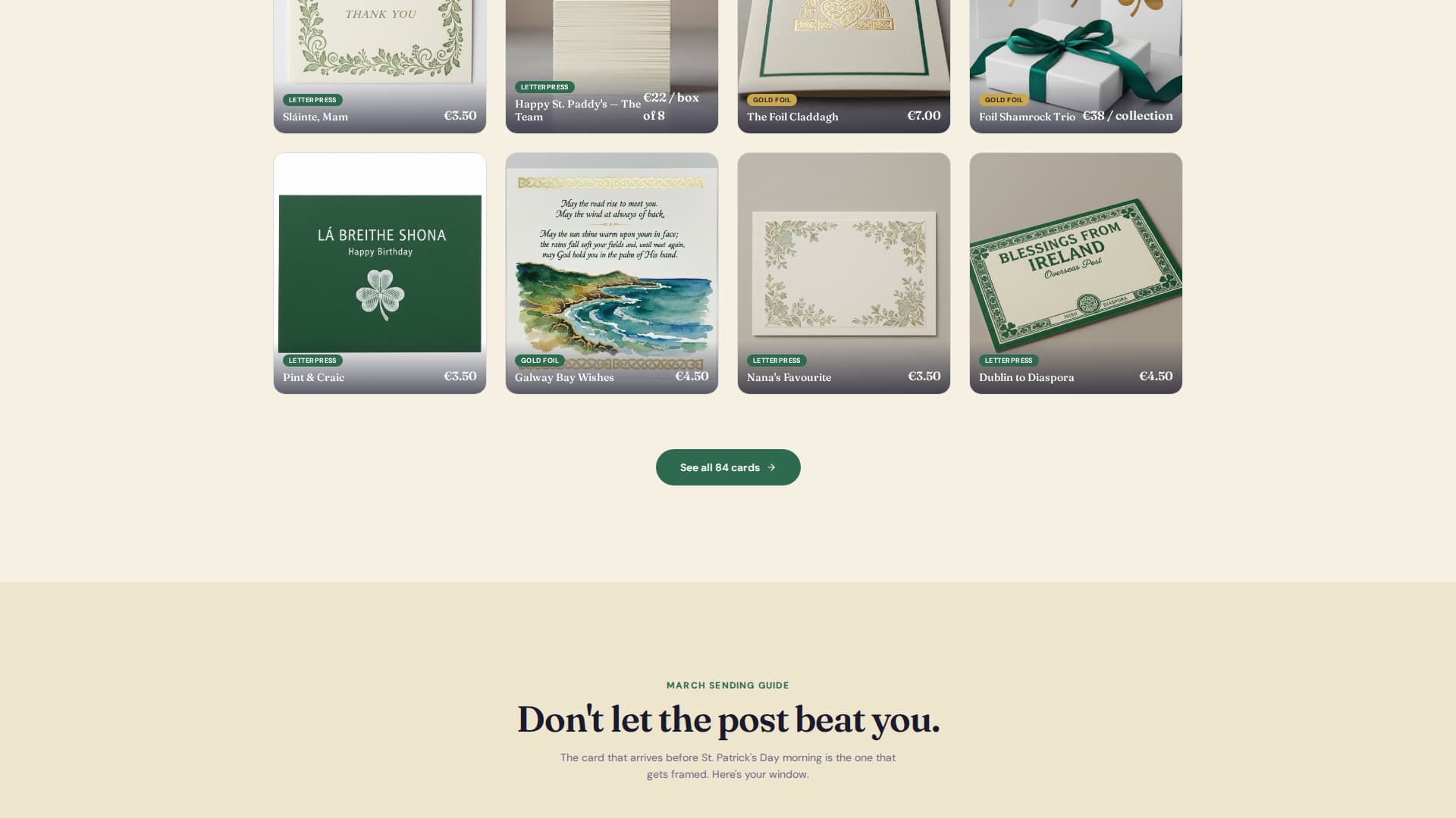 Clover - Enchanting Stationery Landing Page Template
