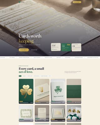 Clover - Enchanting Stationery Landing Page Template