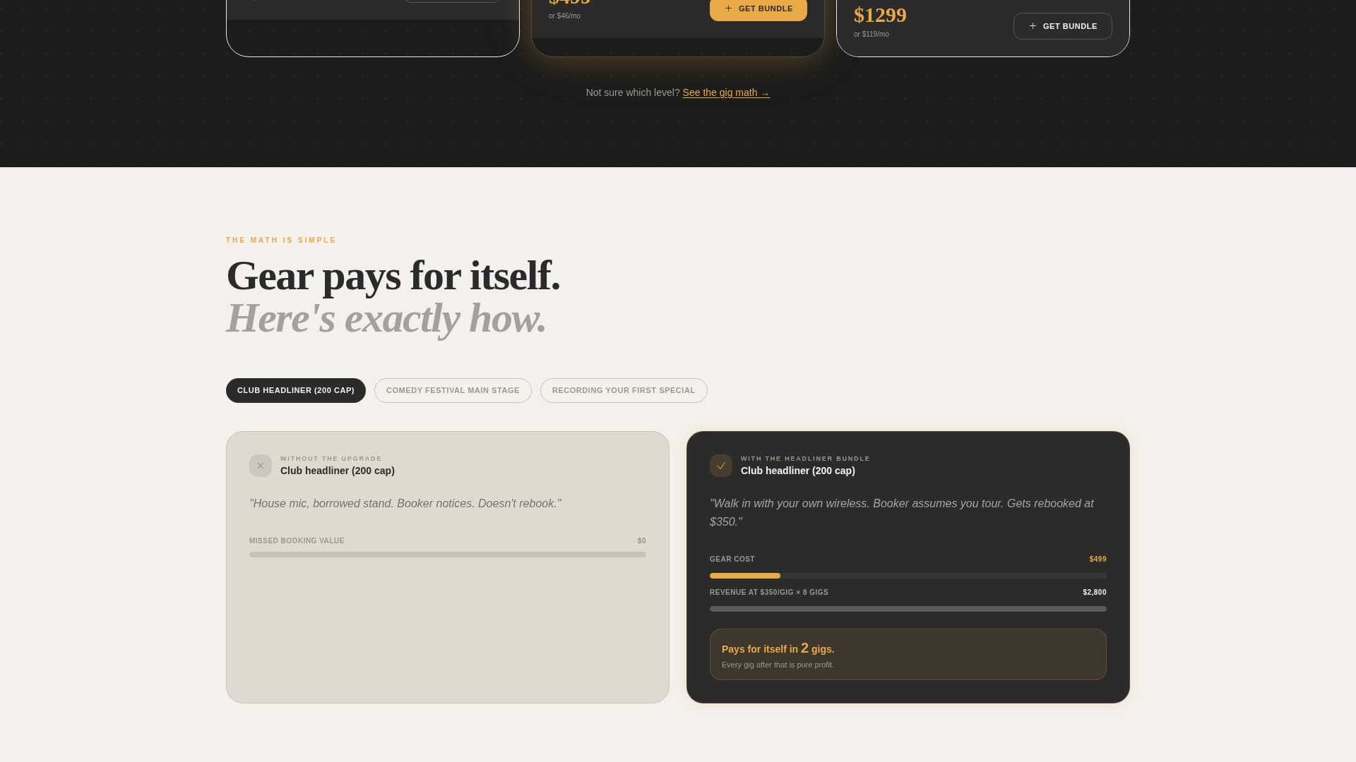 Punchline - Bold Comedy Supply Landing Page Template