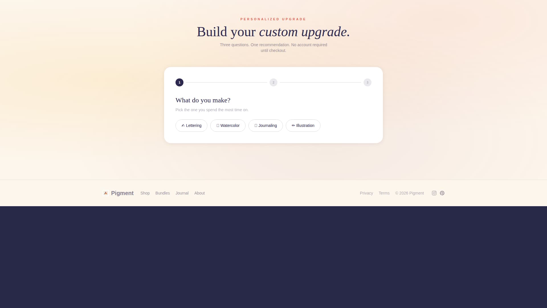 Hue — Dynamic Art Supplies Landing Page Template