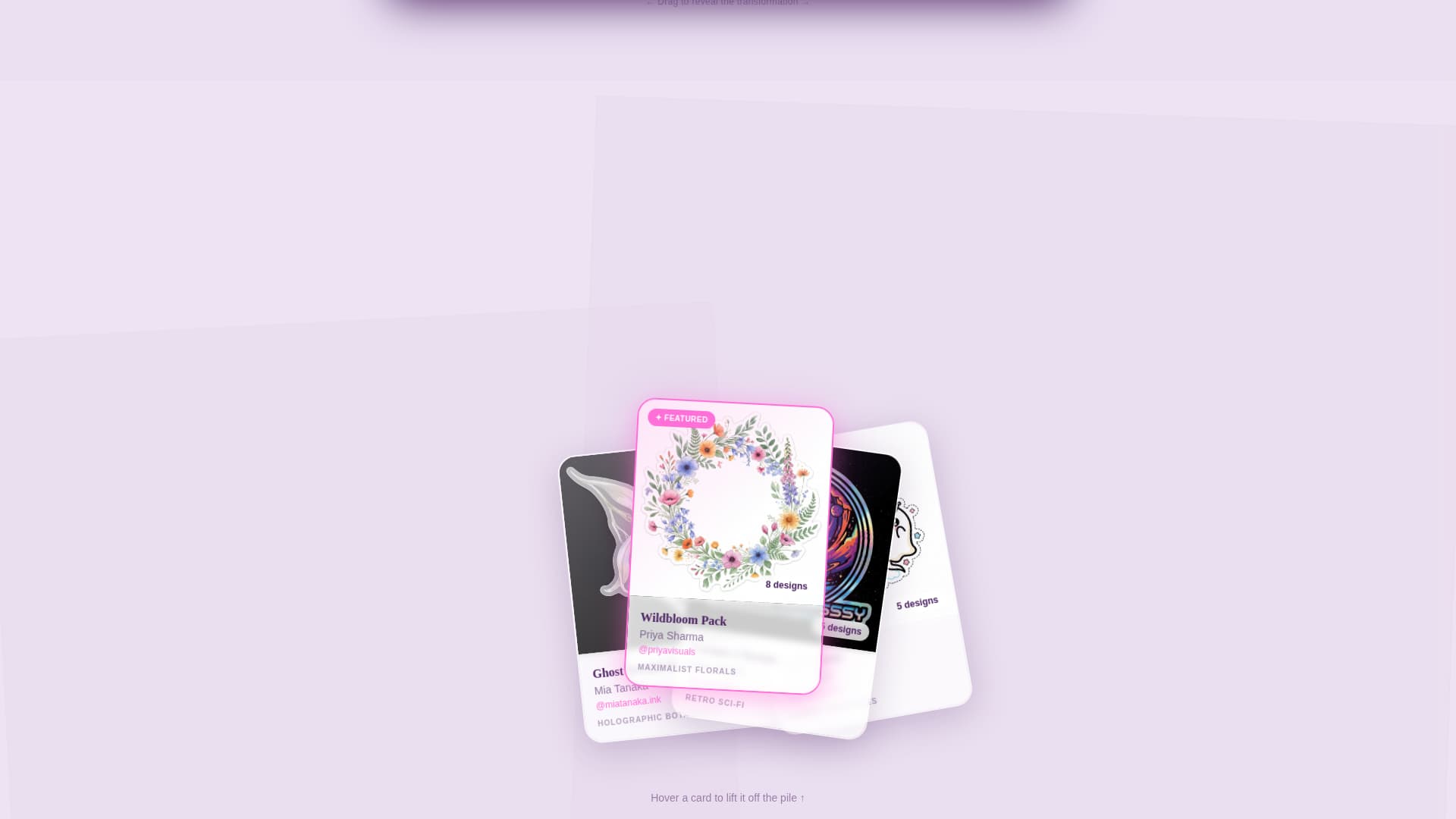 Peel - Irresistible Stickers Landing Page Template