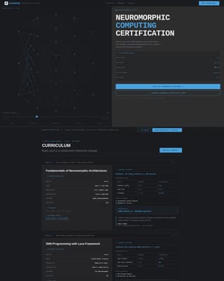 Neuromorphic Computing Technology Professional Website Template