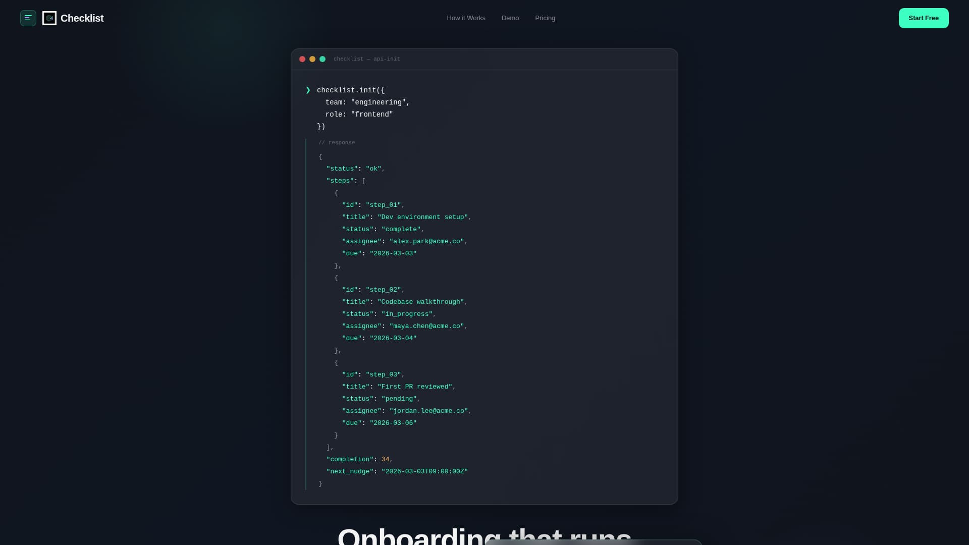 Onboarding & User Guide Professional Website Template
