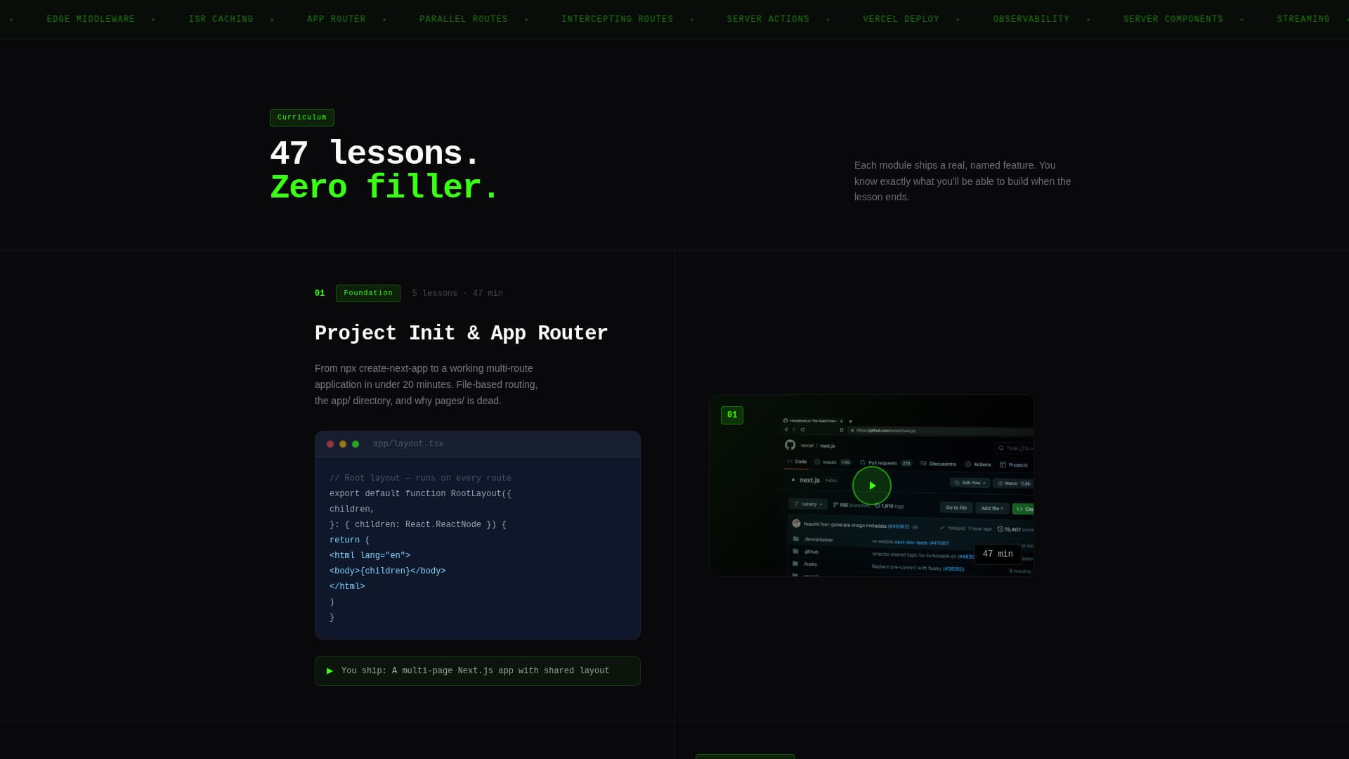 Launch — Innovative Next.js Framework Landing Page Template