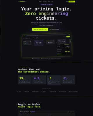 No-Code Enterprise Software Pricing Website Template