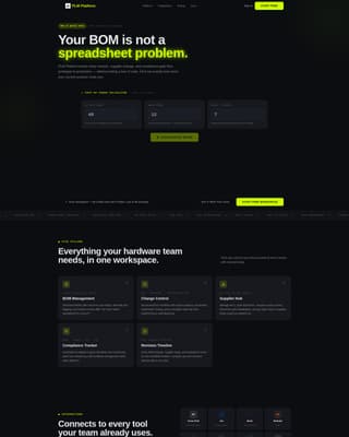 No-Code Enterprise Software Advanced Cost Calculator Website Template