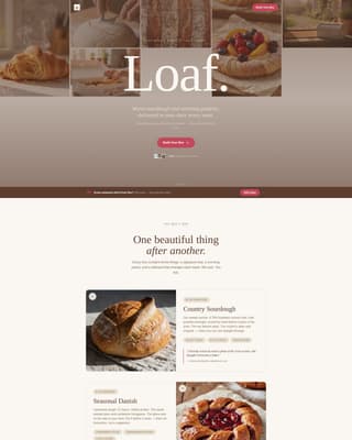 Crust — Heritage Wood-Fired Bakery Landing Page Template