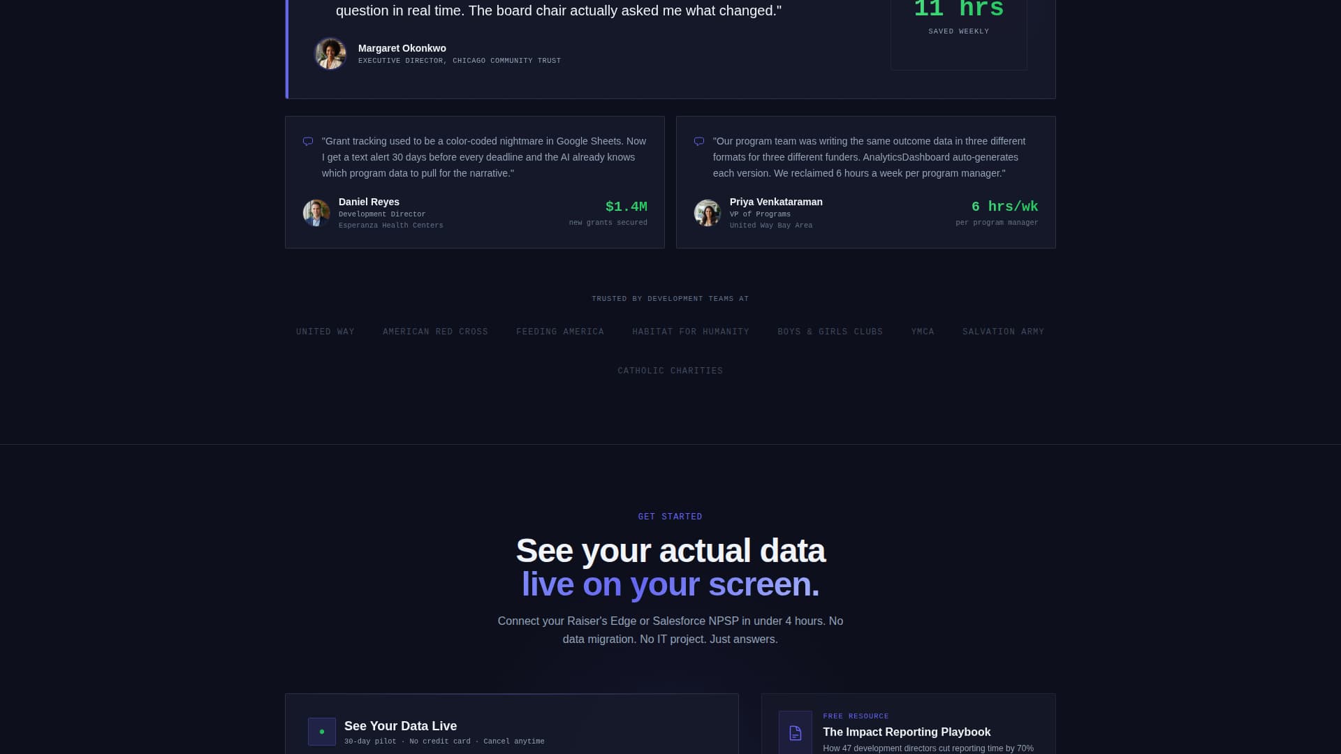 AI for Nonprofit Specialist Directory Website Template