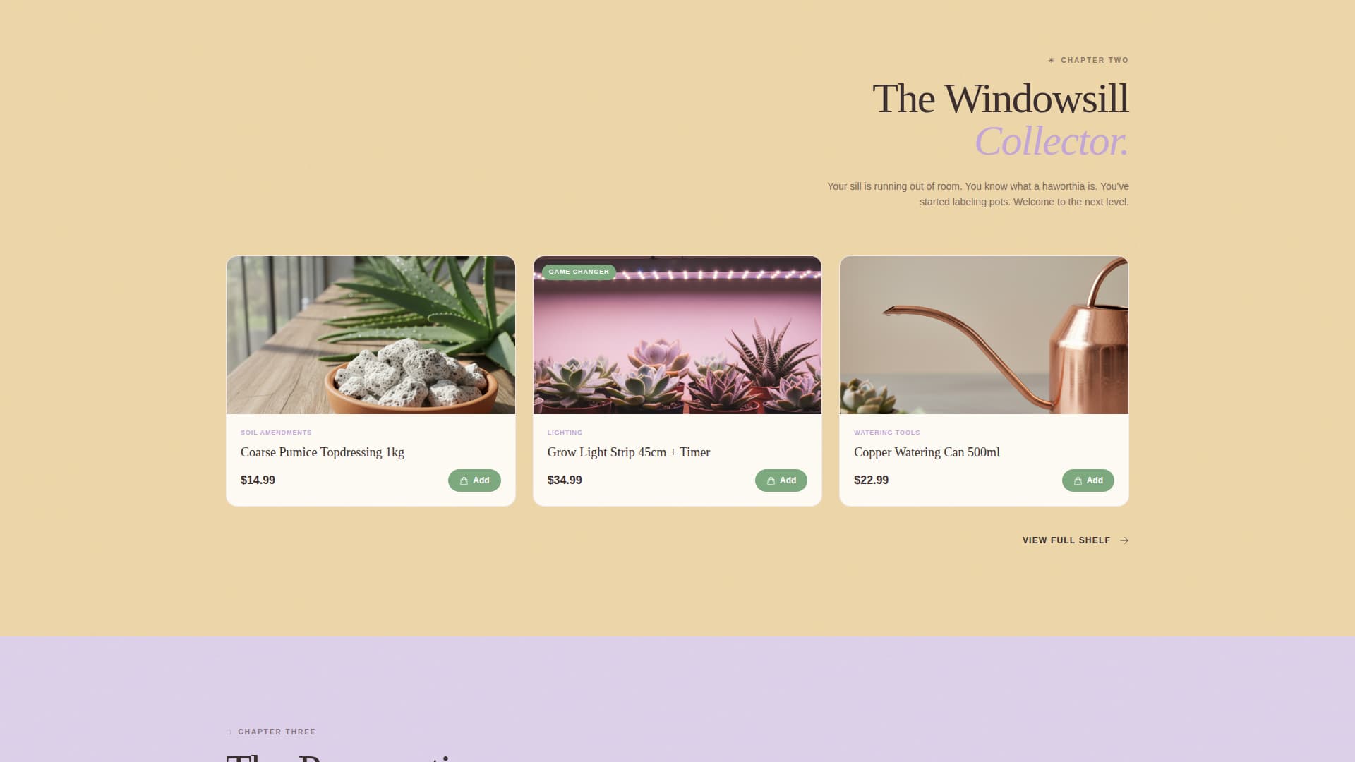 Propagate - Enchanting Succulent Landing Page Template