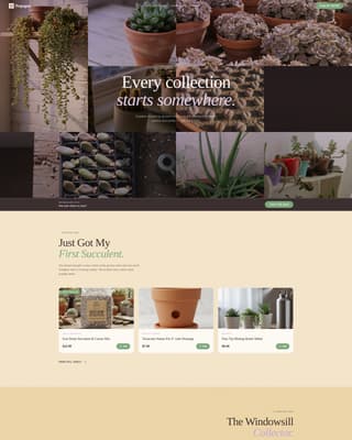 Propagate - Enchanting Succulent Landing Page Template