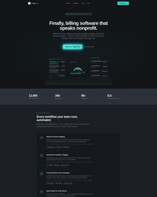 Beacon — Results-Driven Nonprofit Landing Page Template