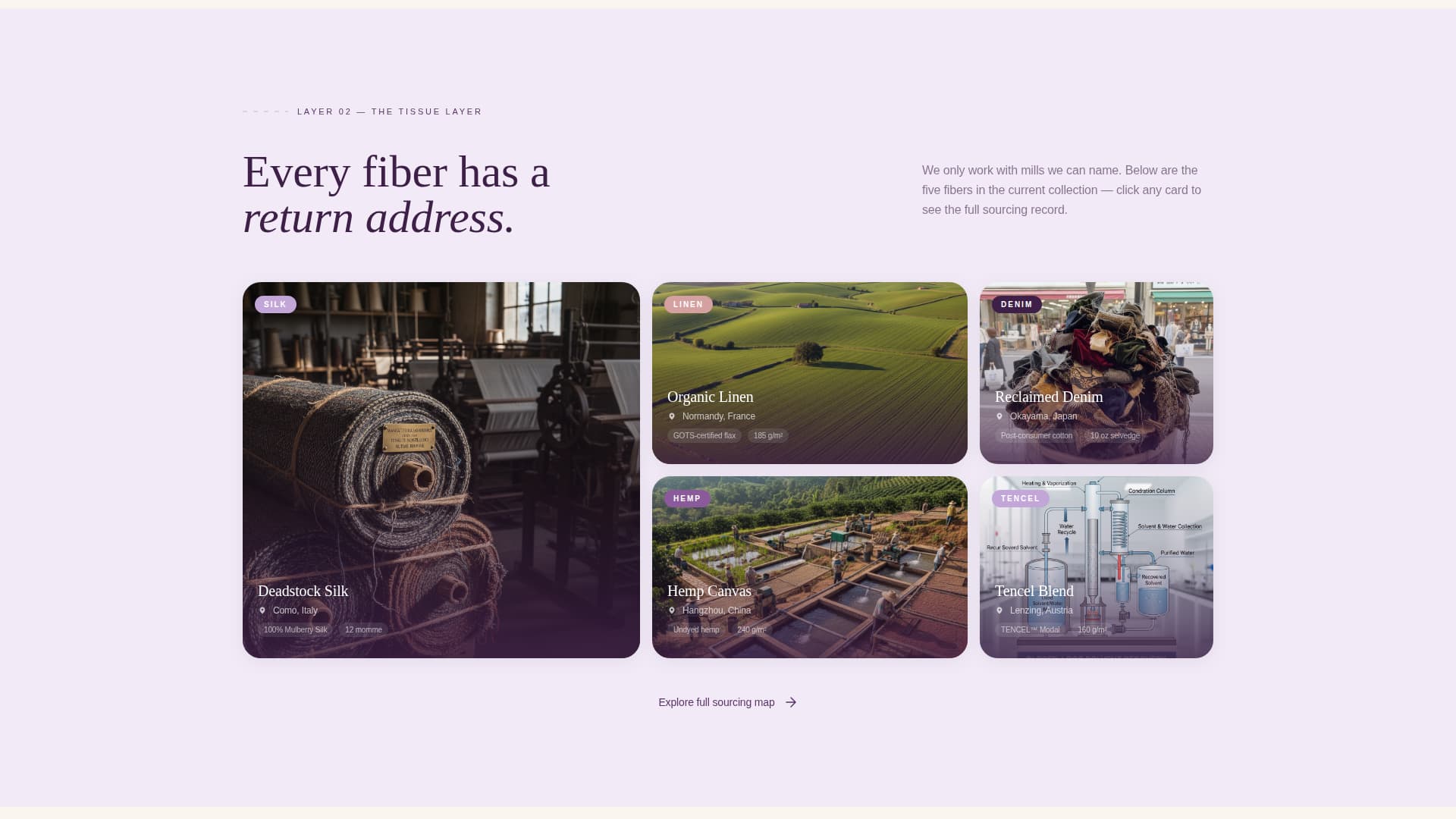 Weave - Sustainable Fashion Landing Page Template