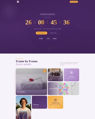 Threadbox - Curated Subscription Landing Page Template