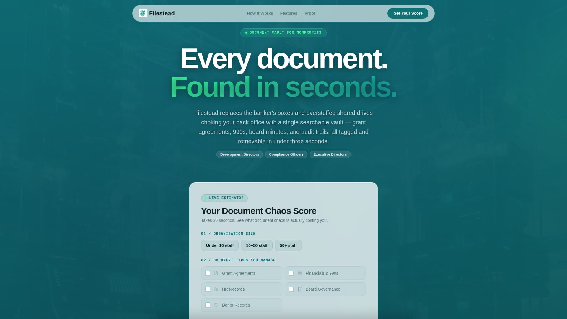Nonprofit Software Advanced Cost Calculator Website Template