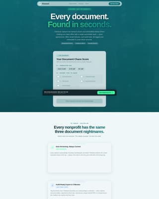 Nonprofit Software Advanced Cost Calculator Website Template