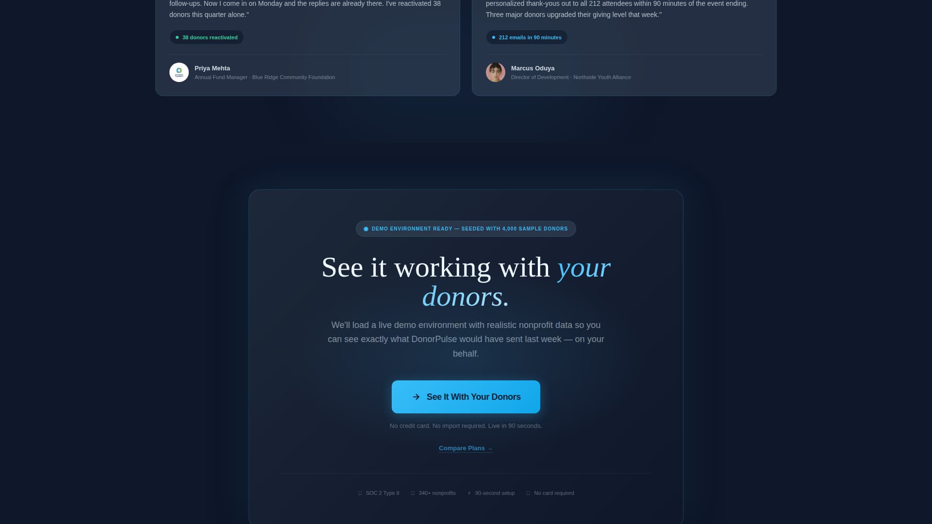 Nonprofit Email Marketing Professional Website Template