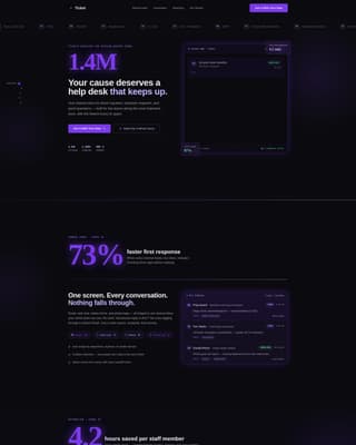 Nonprofit Software Specialist Professional Website Template
