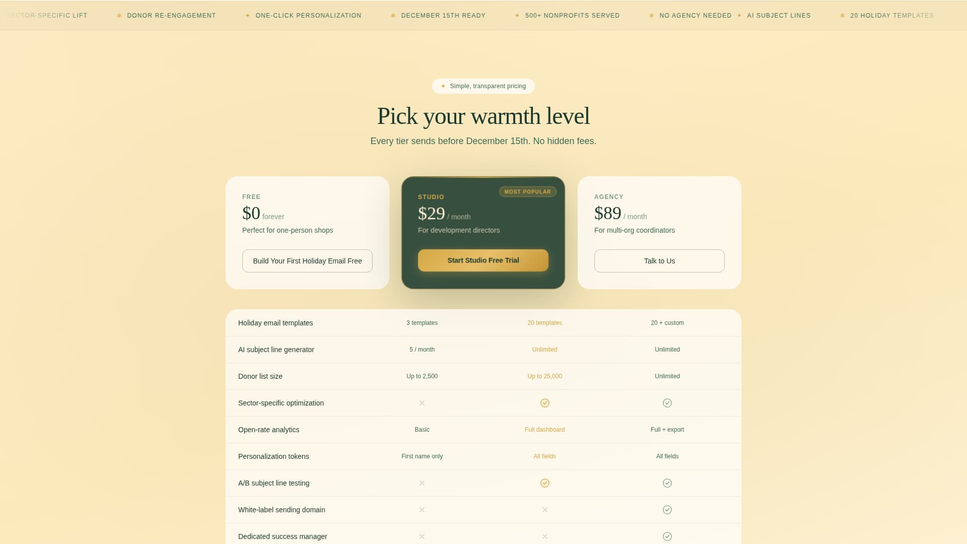 Greet - Heartfelt Nonprofit Landing Page Template