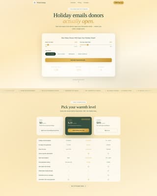 Greet - Heartfelt Nonprofit Landing Page Template