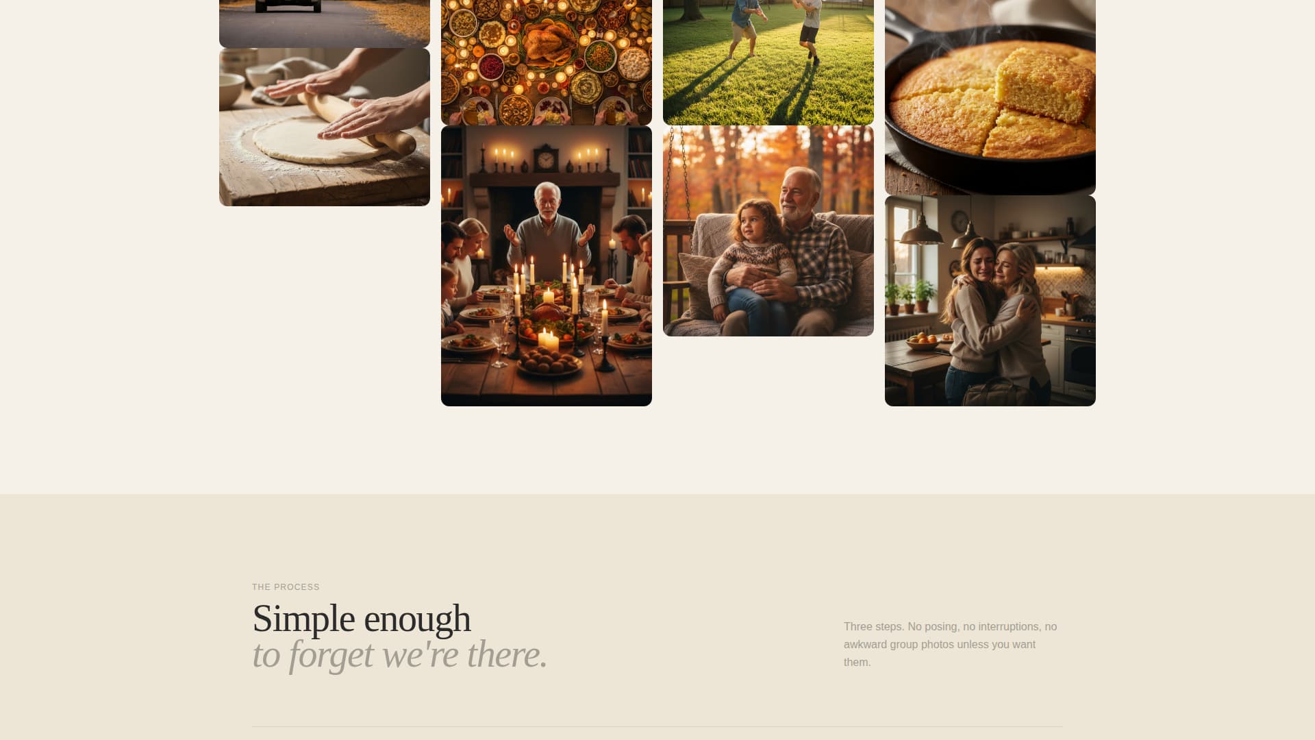 Gather - Heartfelt Thanksgiving Landing Page Template