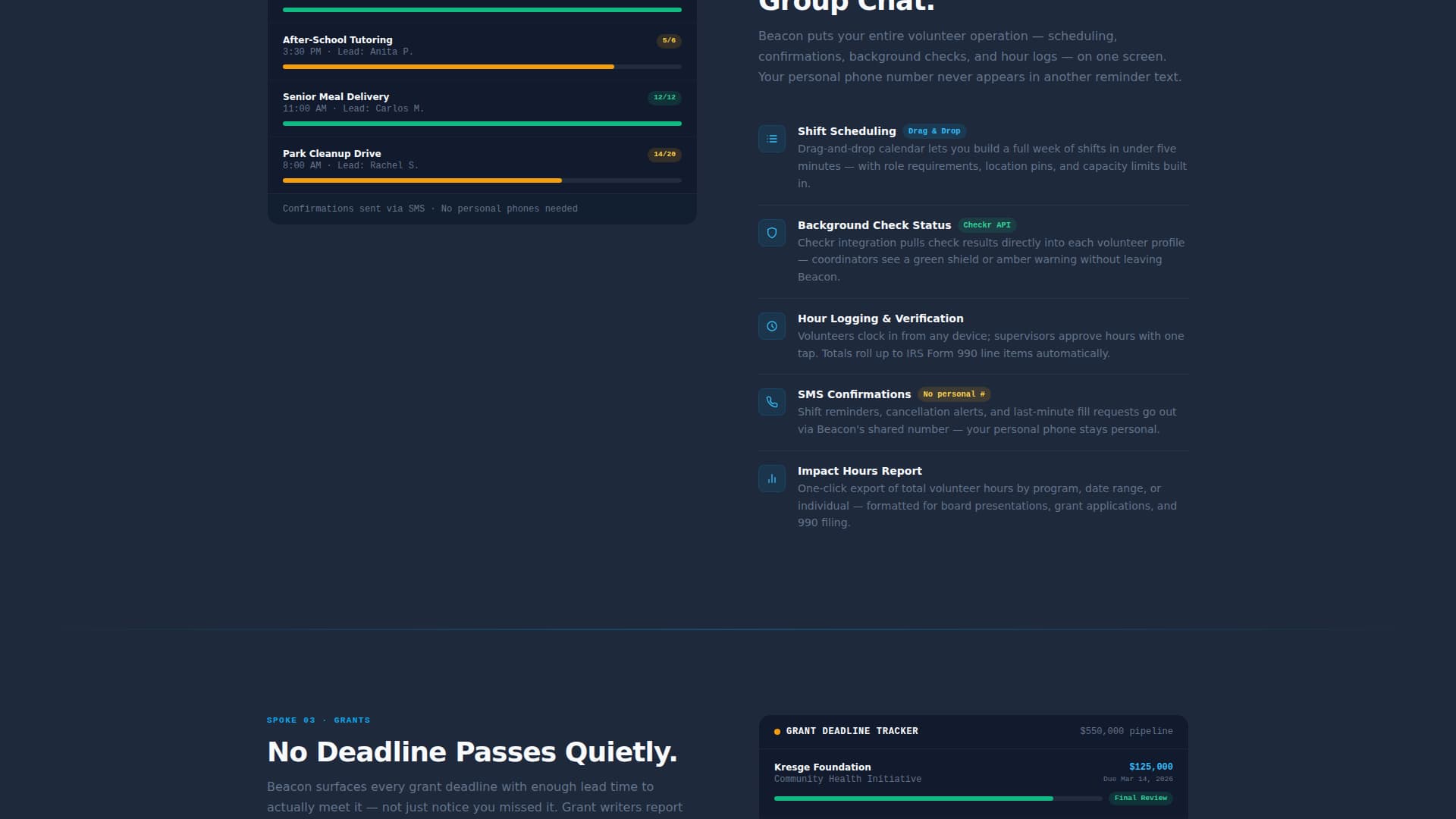 Nonprofit Organization Reviews Website Template