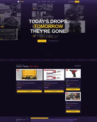 Torque - Unbeatable Hardware Landing Page Template