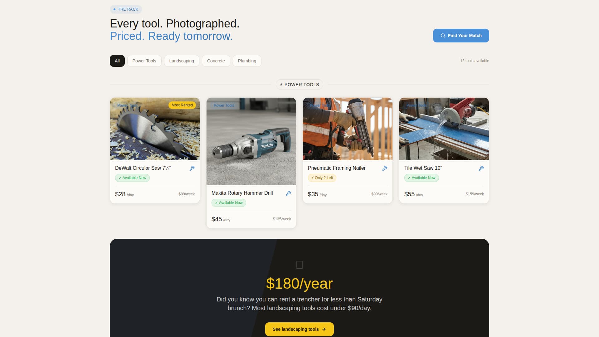 Toolshed - Powerful Hardware Landing Page Template