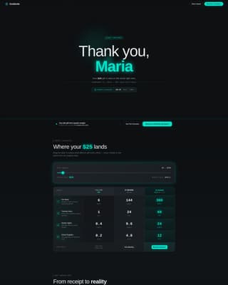 Gratitude - Luminous Nonprofit Landing Page Template