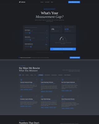 Calibrate - Precision Nonprofit Landing Page Template