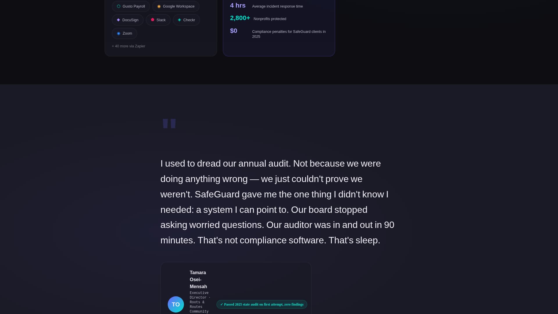 Safeguard - Powerful Nonprofit Landing Page Template