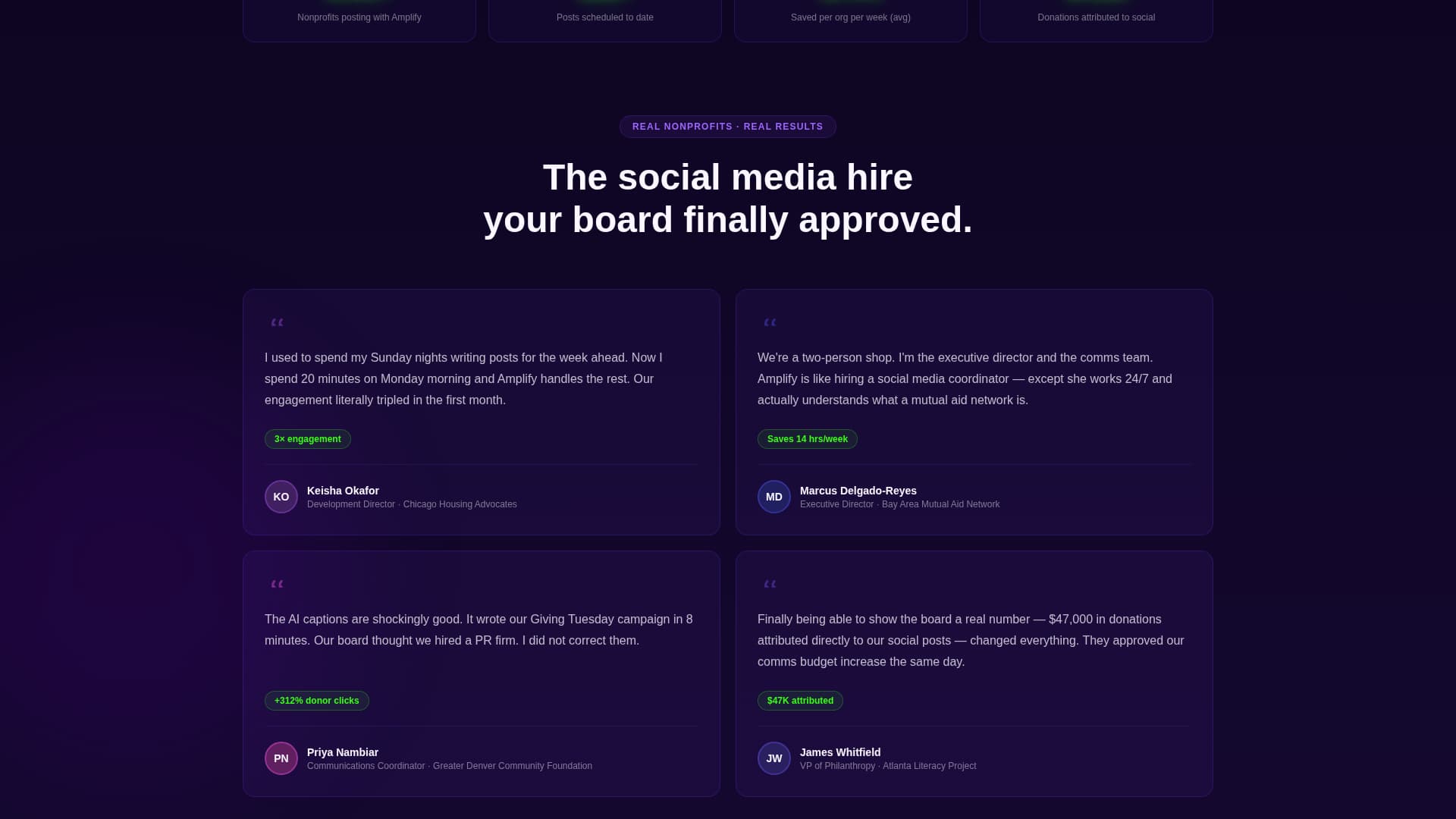 Nonprofit Software Specialist Professional Website Template