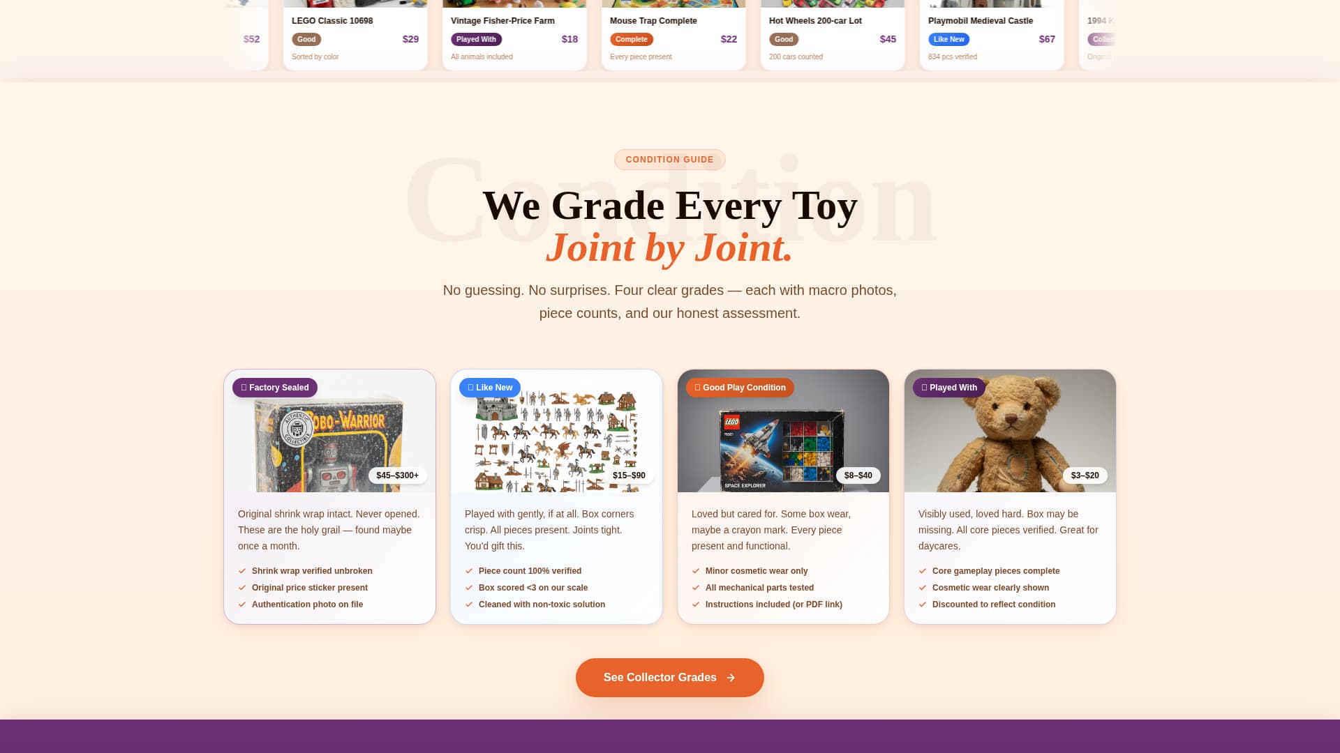 Playbox - Nostalgic Toystore Landing Page Template