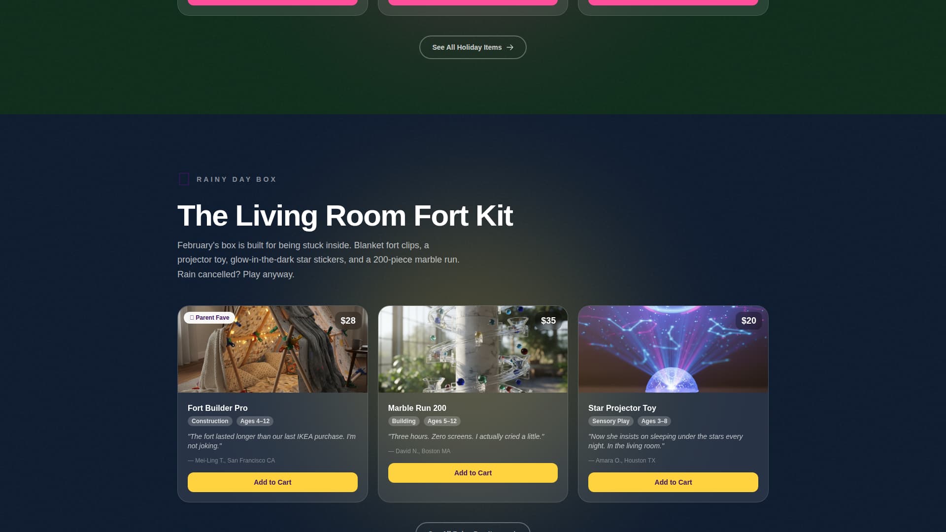 Unbox - Joyful Subscription Landing Page Template