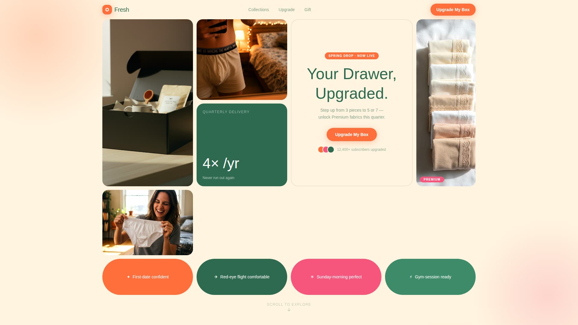 Fresh - Vibrant Subscription Landing Page Template