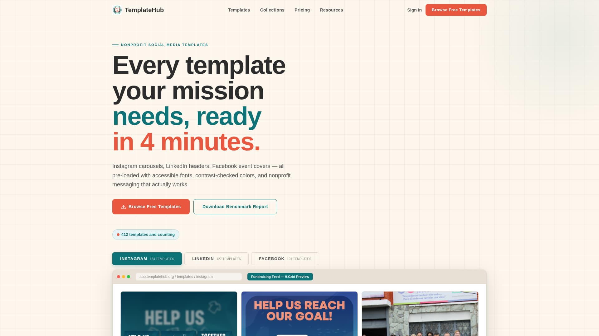 Nonprofit Digital Presence Directory Website Template