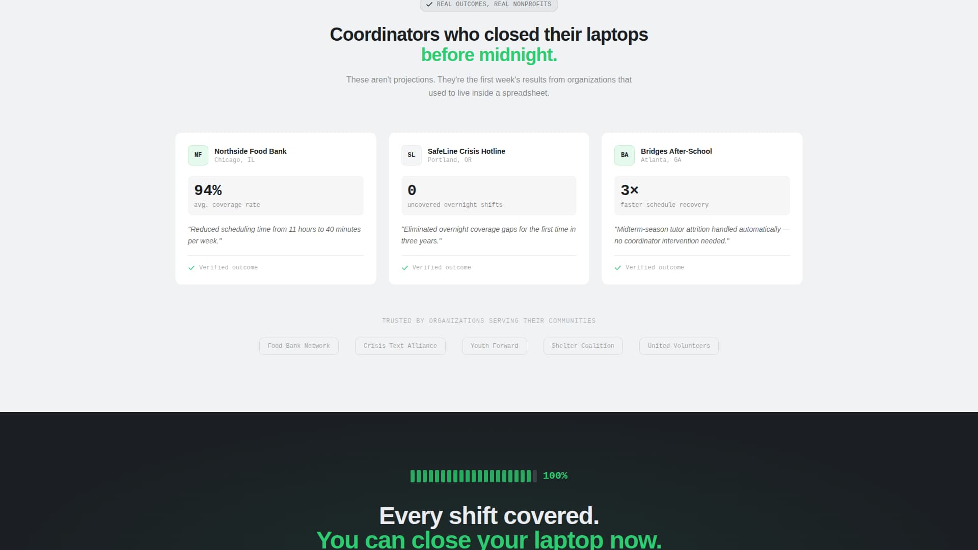 Roster - Powerful Nonprofit Landing Page Template