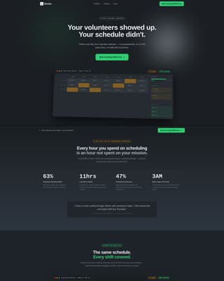 Roster - Powerful Nonprofit Landing Page Template