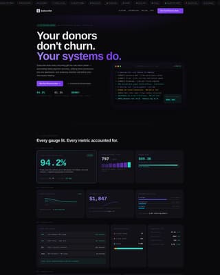 Subscribe - Powerful Nonprofit Landing Page Template