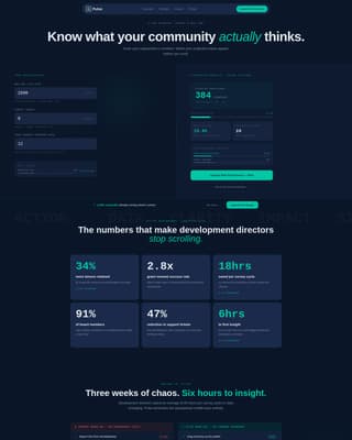 Pulse - Actionable Nonprofit Landing Page Template