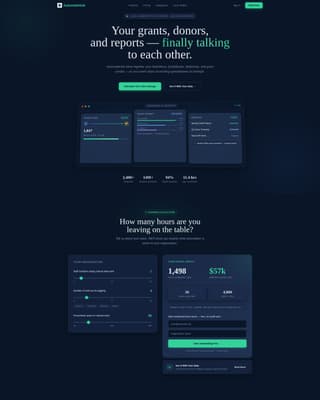 Automate - Powerful Nonprofit Landing Page Template