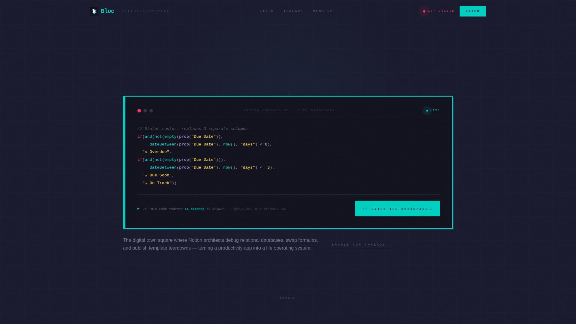 Bloc - Powerful Notion Landing Page Template