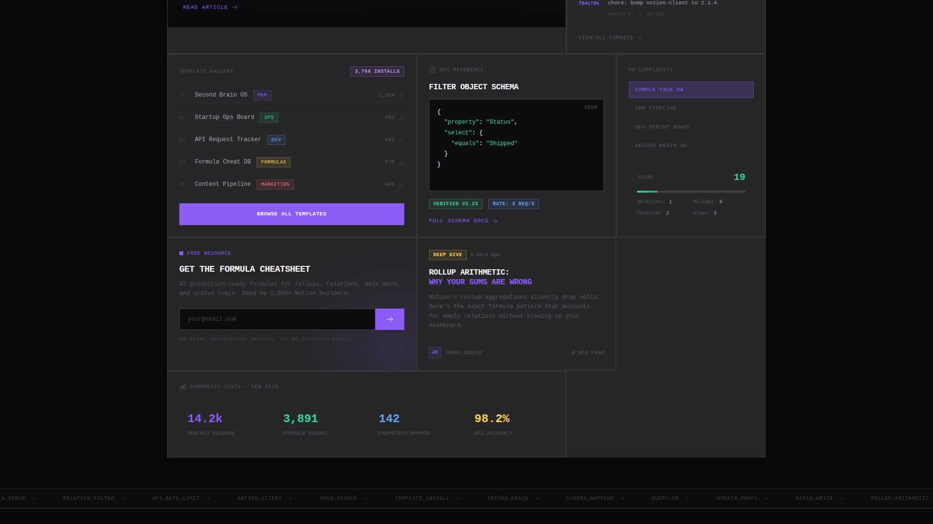 Notioneer - Powerful Developer Landing Page Template